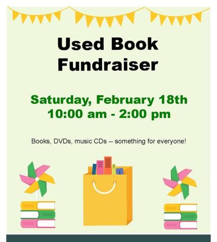 Used Book Fundraiser at Clendenin Branch