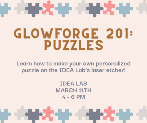 learn how to make puzzles with the glowforge