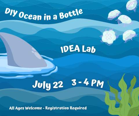 Make your own Ocean in a Bottle for Shark Week!