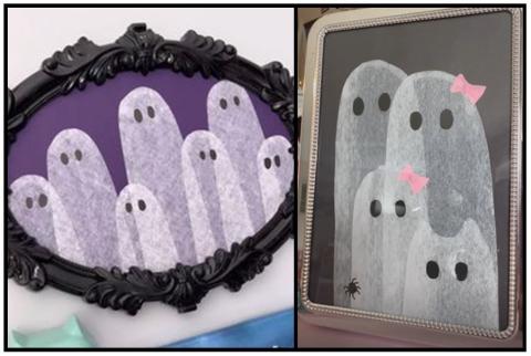 Example of ghost family craft