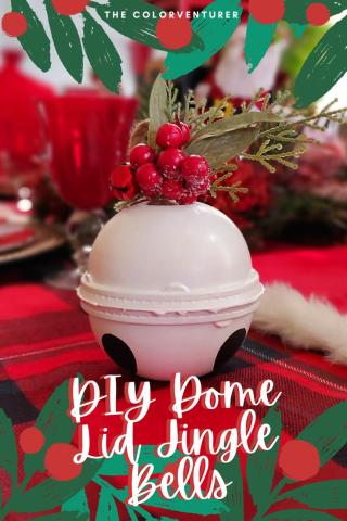 Jingle Bell made from lid dome