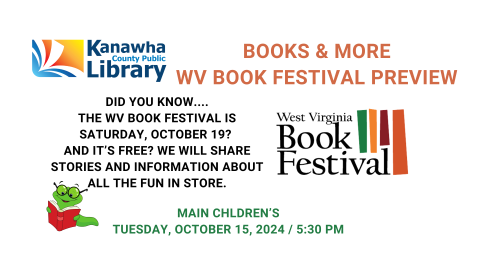 WV Book Festival Preview 2024