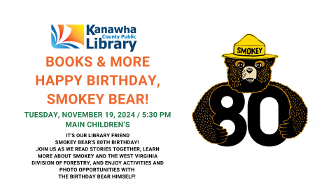 Smokey Bear 80th Birthday Nov 2024