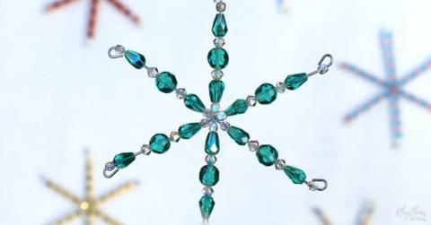 Beaded Snowflake