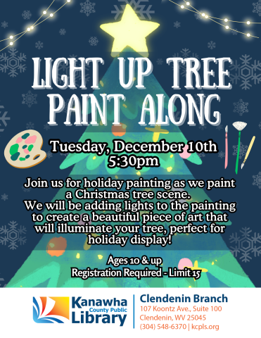 light up tree paint along cn