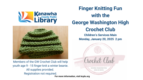 Crochet Club Jan 20 2025