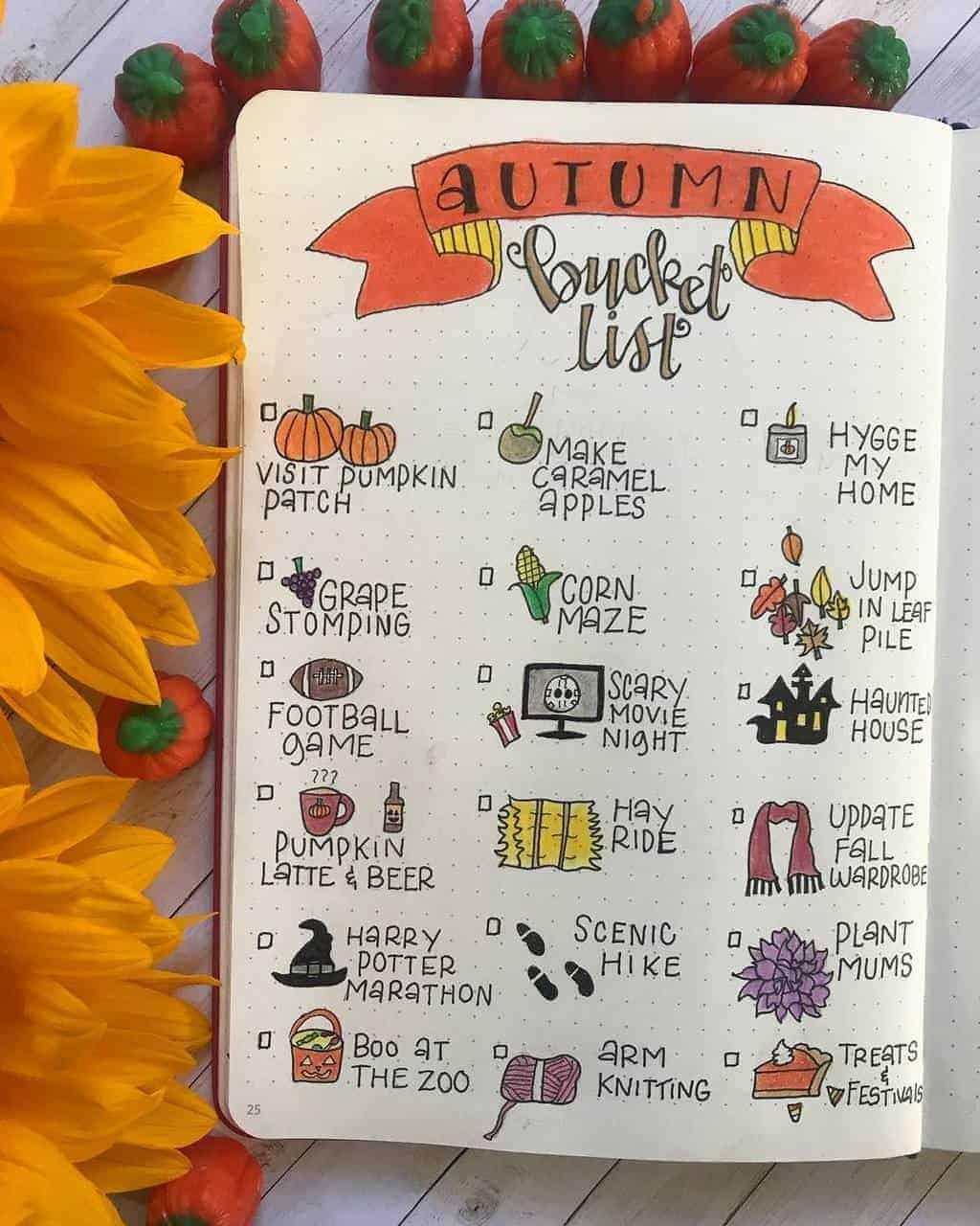 Autumn Bucket List