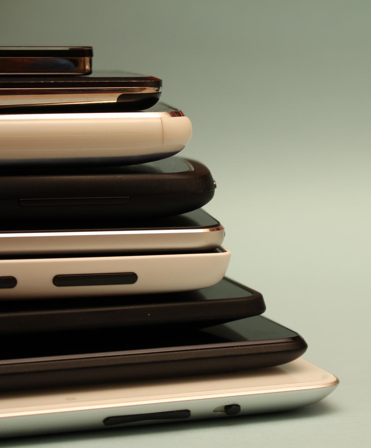 Stack of electronic devices