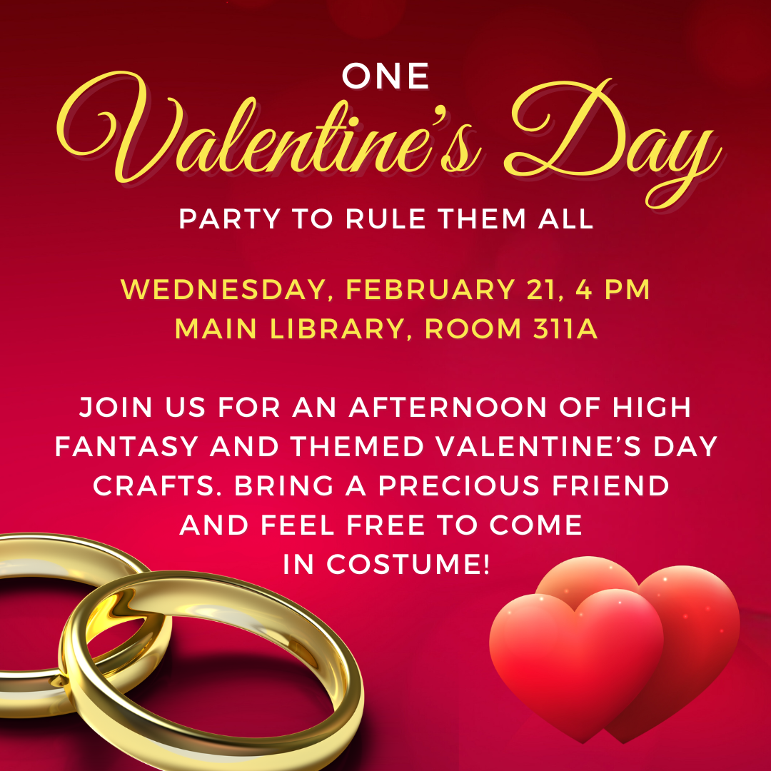 RESCHEDULED Valentine's Day party