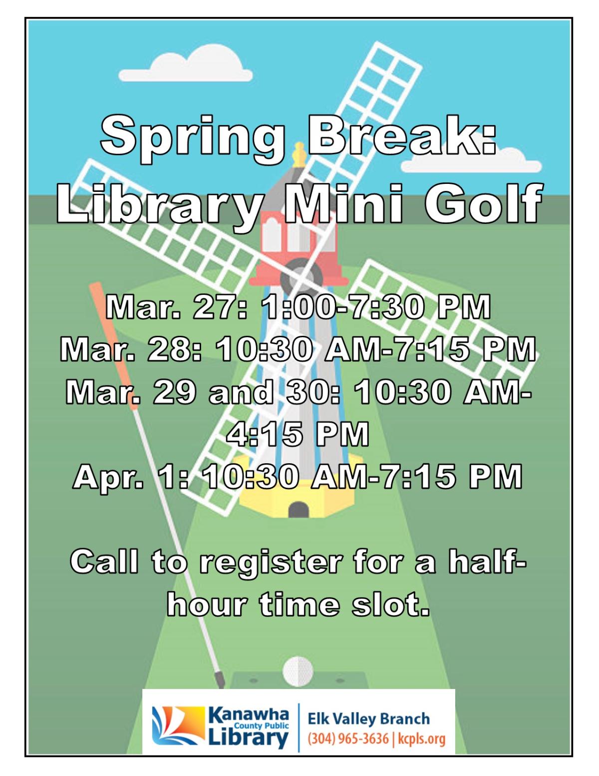 Spring Break Mini Golf