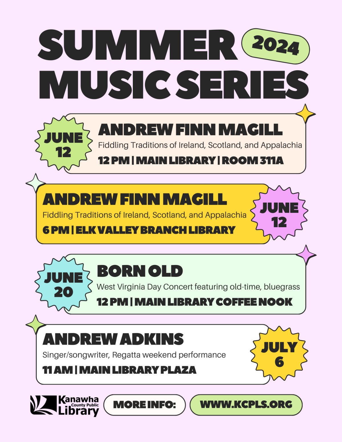 Summer Music Series flyer