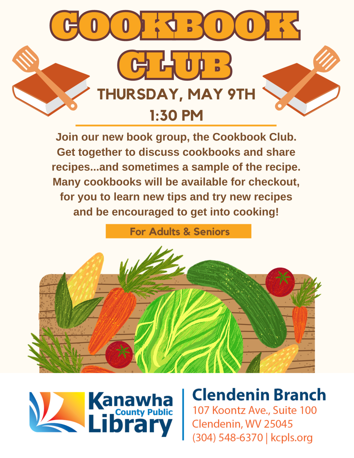 cookbook club flier