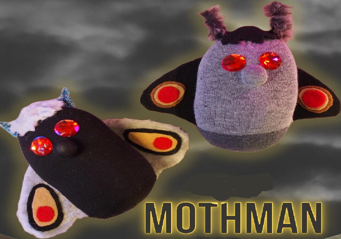 mothman sock doll