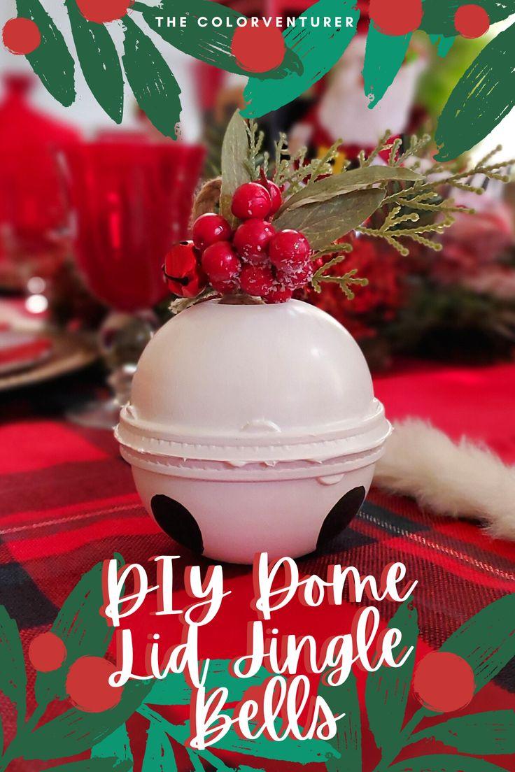 Jingle Bell made from lid dome