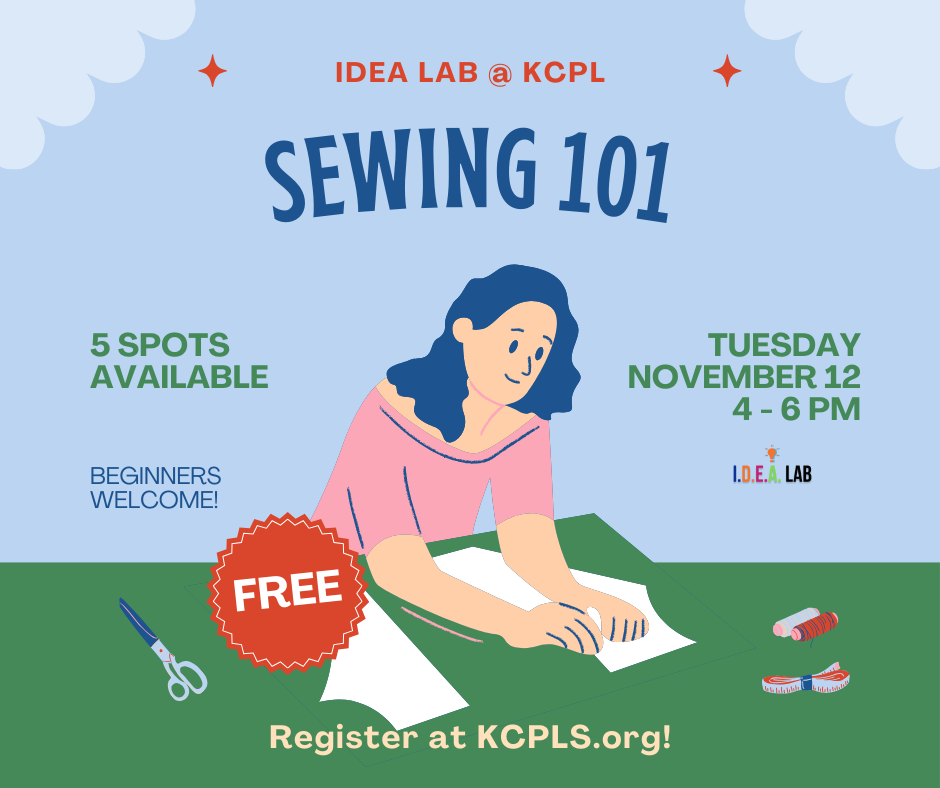 Sewing 101 in the IDEA Lab!