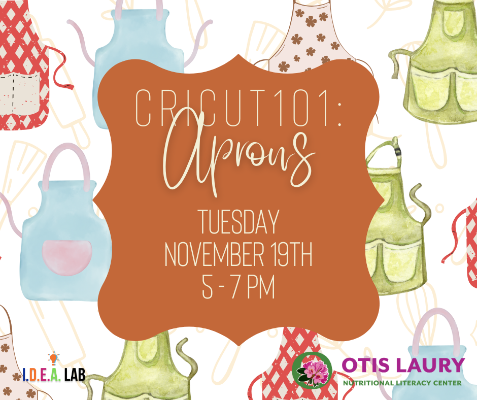 Personalize an apron and learn how to use a Cricut Maker 3!