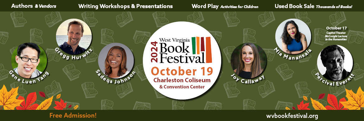 2024 Book Festival | October 19 | Charleston Coliseum & Convention Center